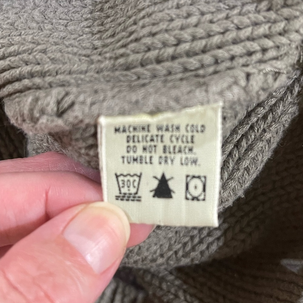 Eddie Bauer women’s pull over sweater gray/small - Picture 6 of 7